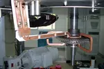 Induction heating for fast and efficient heating of the rotor