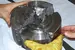 Fragments of a test rotor after bursting